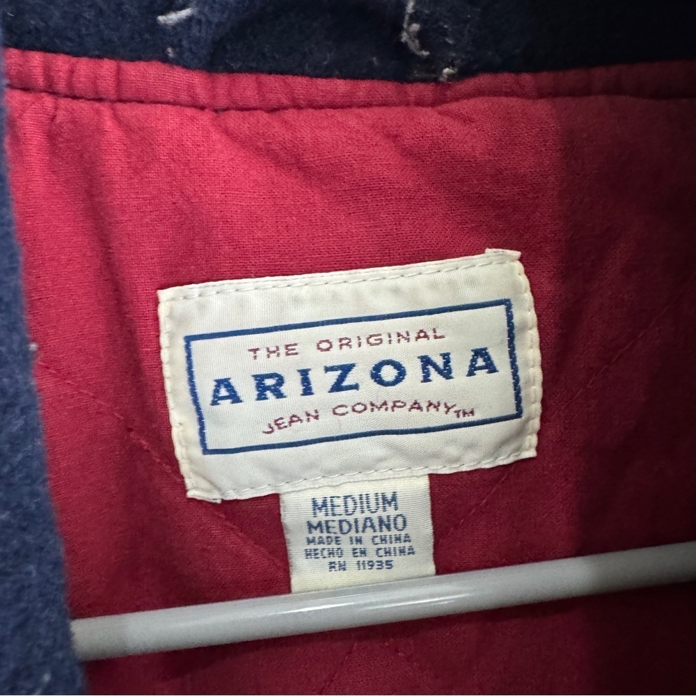 Arizona Jeans Company Varsity Style Jacket 90s Y2K Size Medium Unisex - Picture 6 of 10